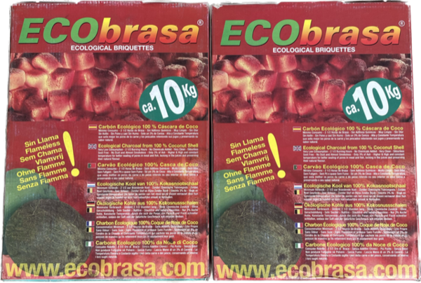 Ecobrasa kokosbriketten 2x10 KG! ACTIE!